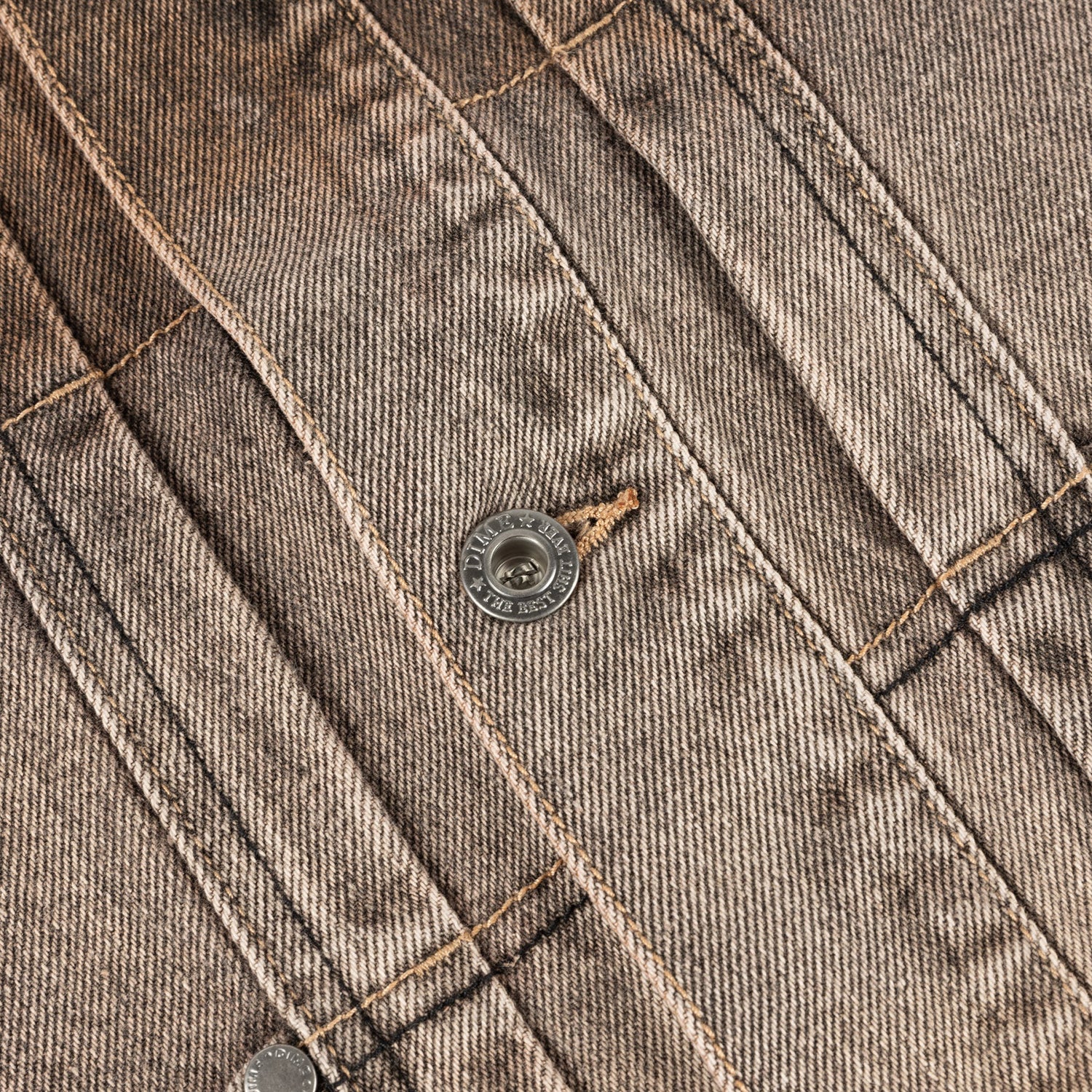 DENIM JACKET / DIPPED SADBLASTER BROWN