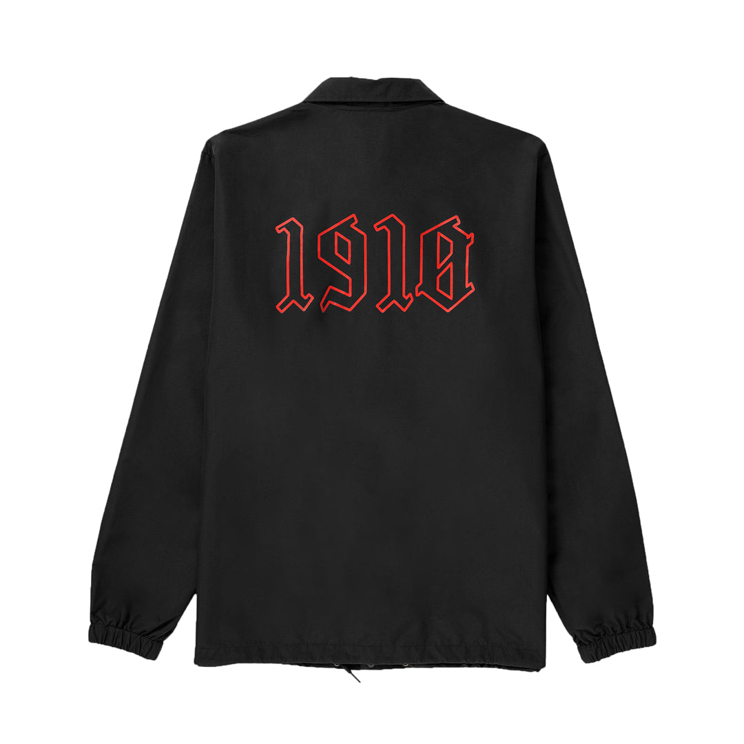1910(ナインティーテン)| STAY CLEAN COACHES JACKET / BLACK | スノーボード・スケートボードのTACTICS JAPAN