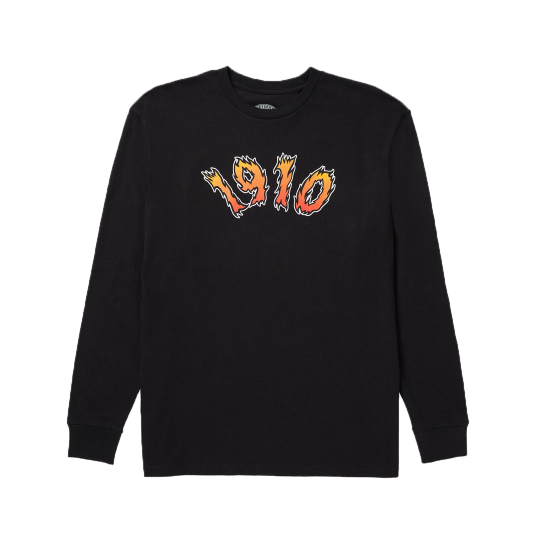 1910(ナインティーテン)| DEATH FROM ADOBE LS TEE / BLACK | スノーボード・スケートボードのTACTICS JAPAN
