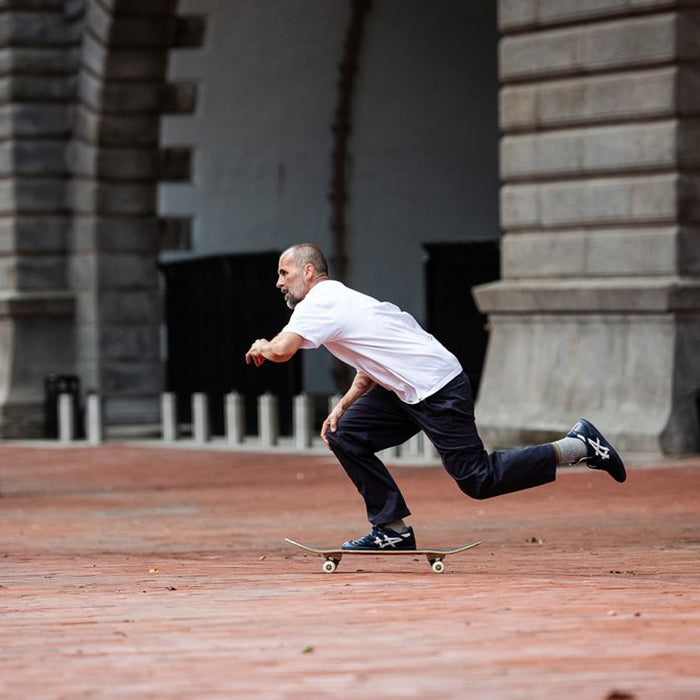 LEGGEREZZA FB(GINO COLLABO) NAVY | ASCICS SKATEBOARDS(アシックス スケートボード) | スケートボード、スノーボードのTACTICS JAPAN