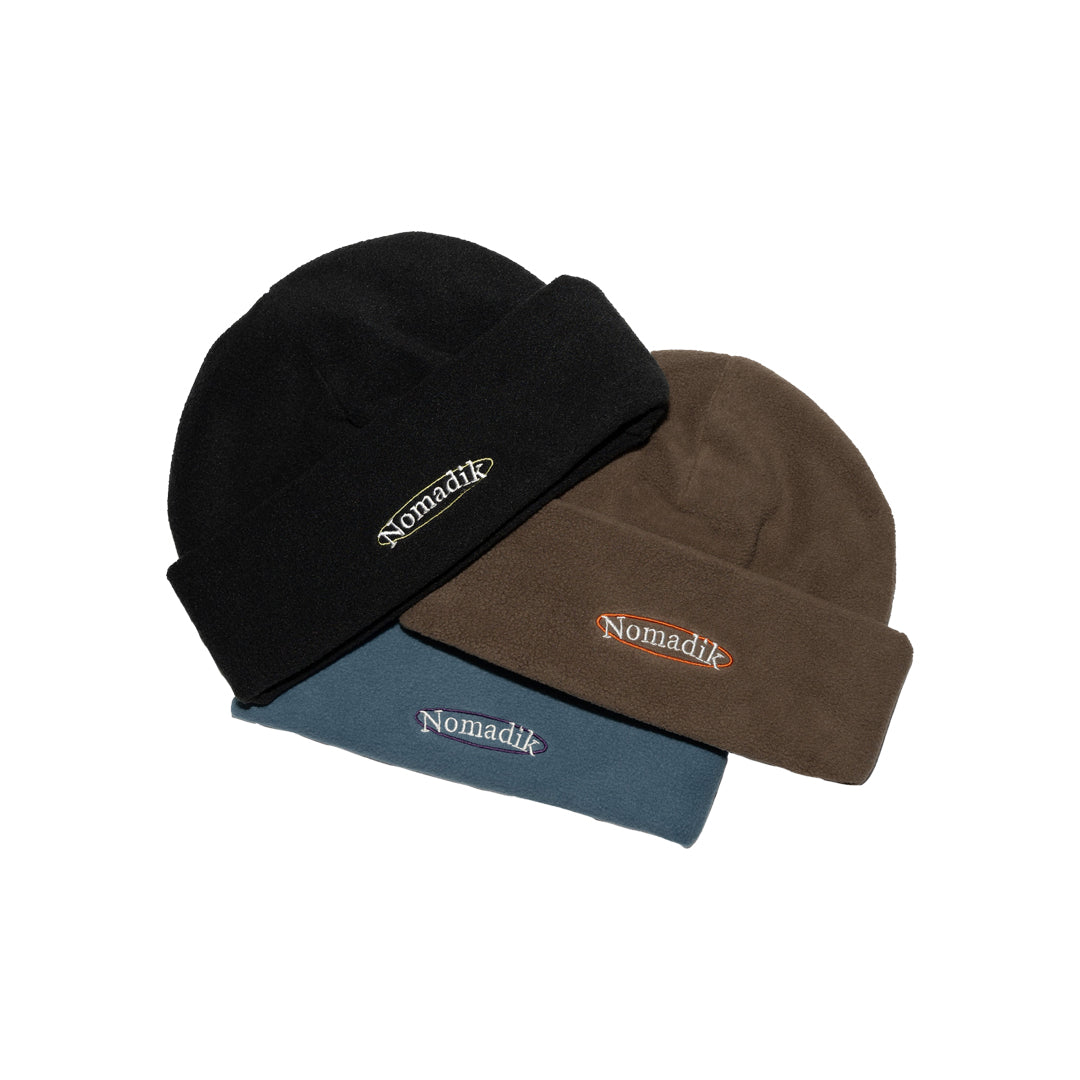 NOMADIK(ノマディック)| FLEECE BEANIE 2026 / BROWN | スノーボード・スケートボードのTACTICS JAPAN