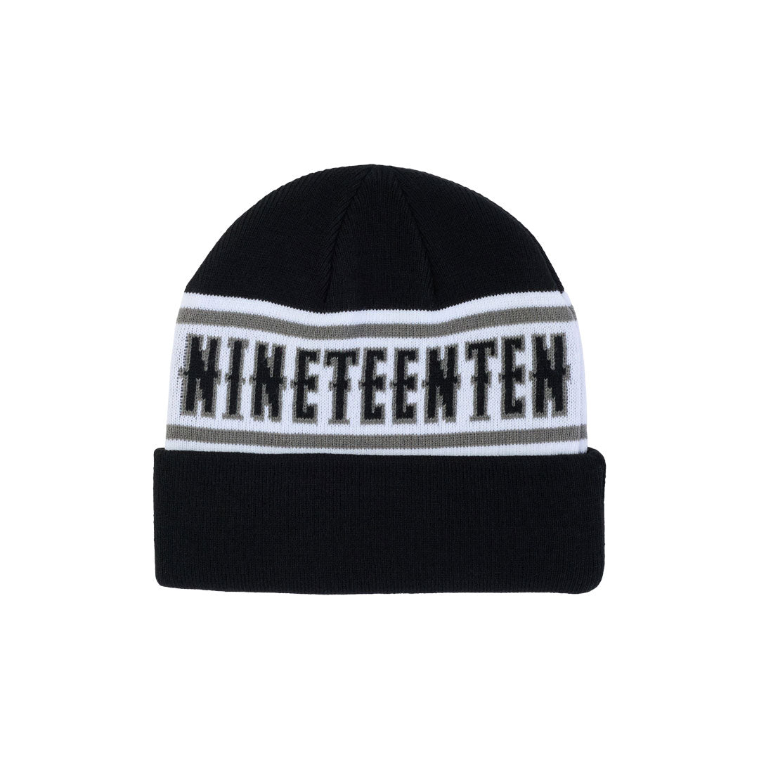 1910(ナインティーンテン)| HI CARD BEANIE / BLACK | スノーボード・スケートボードのTACTICS JAPAN