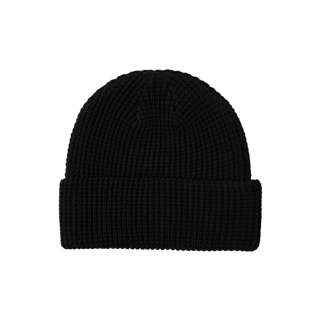 1910(ナインティーンテン)| STANDARD WAFFLER BEANIE / BLACK | スノーボード・スケートボードのTACTICS JAPAN