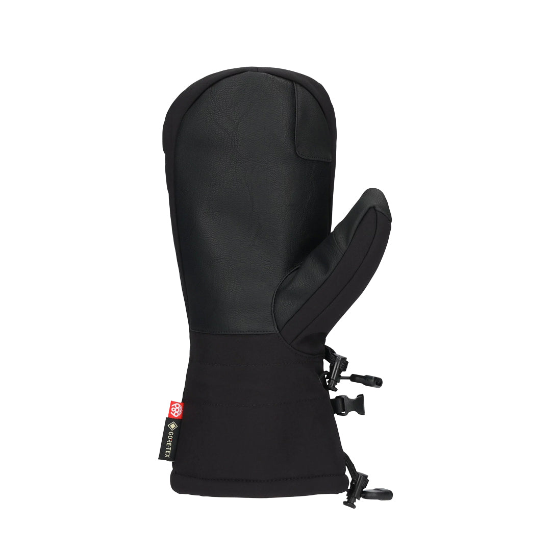 686 (シックス エイト シックス) | GORE-TEX LINEAR MITT / BLACK | スノーボード・スケートボードのTACTICS JAPAN