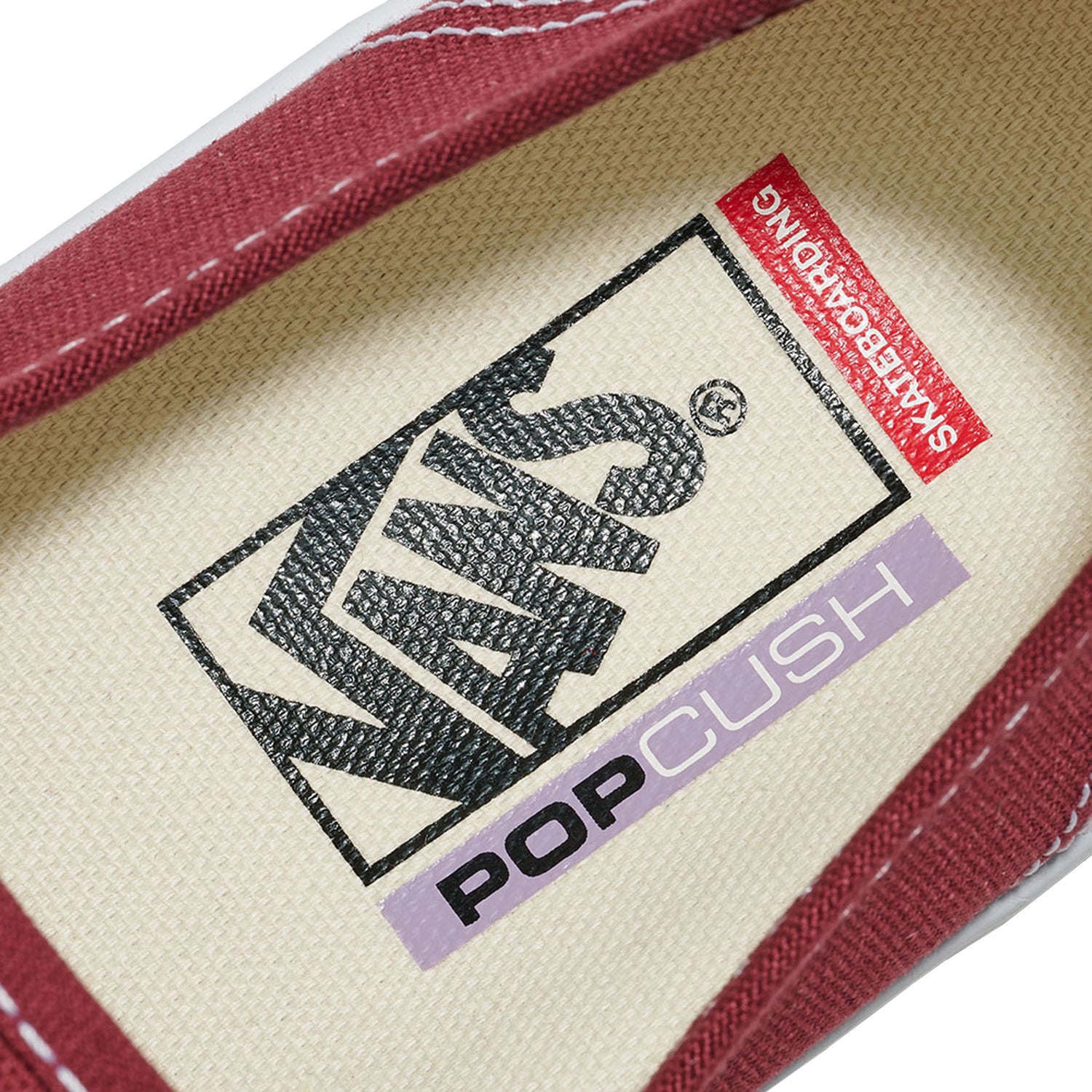 SKATE AUTHENTIC / BURGUNDY