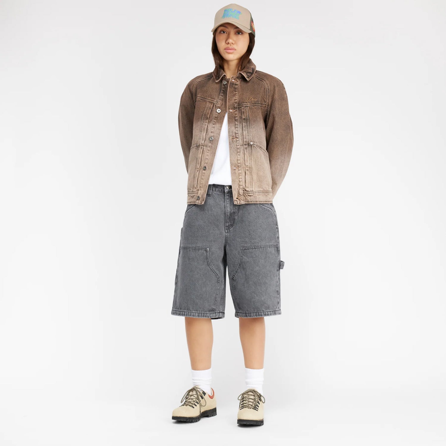 DENIM JACKET / DIPPED SADBLASTER BROWN