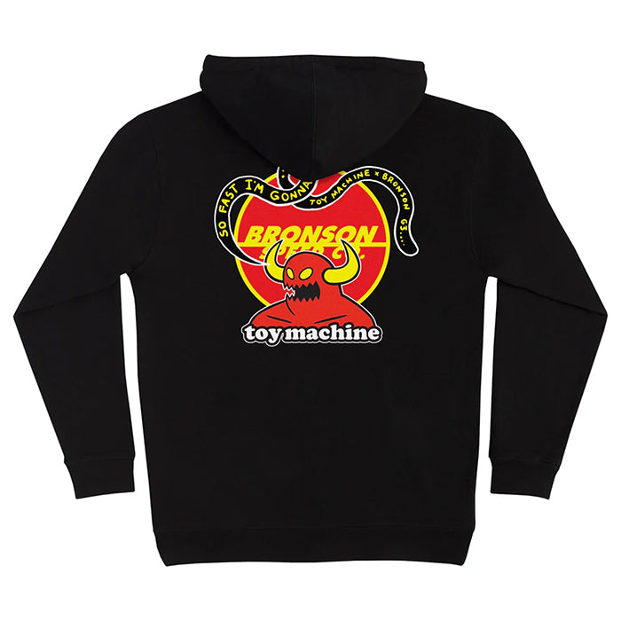BRONSON X TOY MACHINE P/O HOOD / BLACK