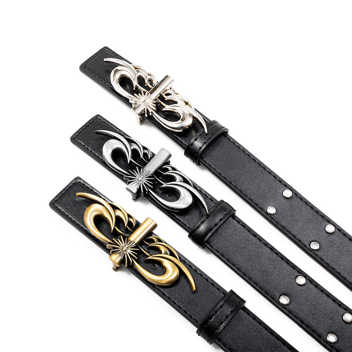 STINGWATER(スティングウォーター)| MOSES STUDDED THIN BELT / SPACE GRAY | スノーボード・スケートボードのTACTICS JAPAN