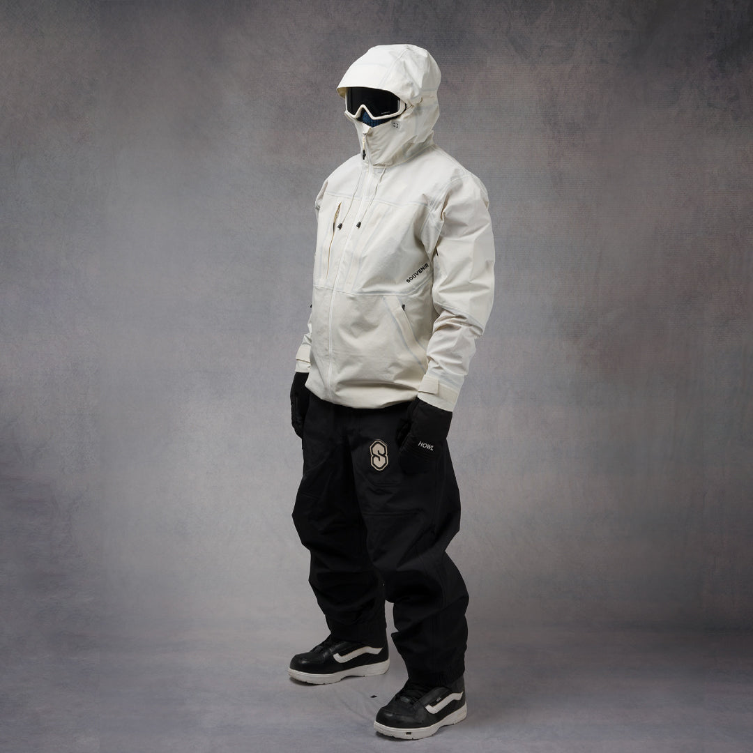 SOUVENIR SNOWBOARDING (スーベニア スノーボーディング)| 3 PLY RIPSTOP JACKET 2026 / MARSHMALLOW | スノーボード・スケートボードのTACTICS JAPAN