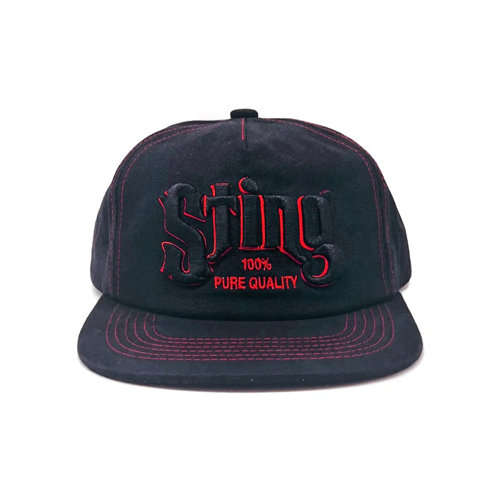 STINGWATER(スティングウォーター)| STING SALOON HAT / BLACK | スノーボード・スケートボードのTACTICS JAPAN
