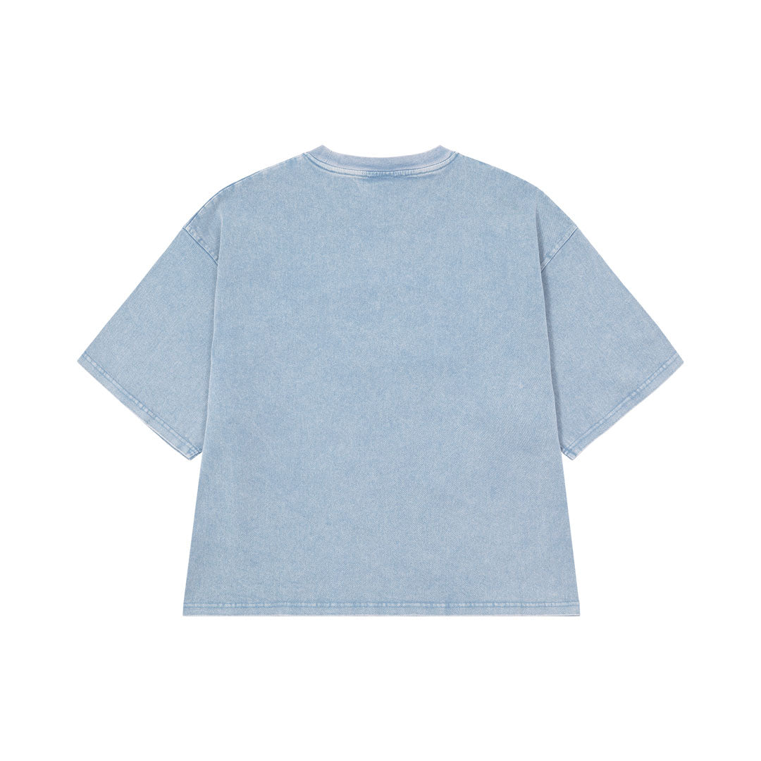 89 OVAL S/S CREW / LT BLUE