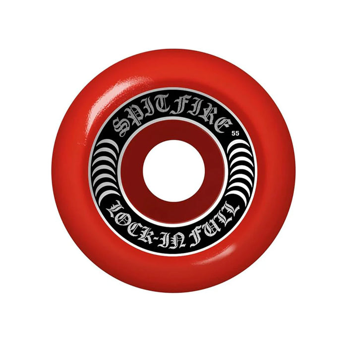 SPITFIRE WHEELS(スピットファイア ウィール)| FORMULA FOUR LOCK IN FULL SHAPE / RED - 55MM 99DU | スノーボード・スケートボードのTACTICS JAPAN