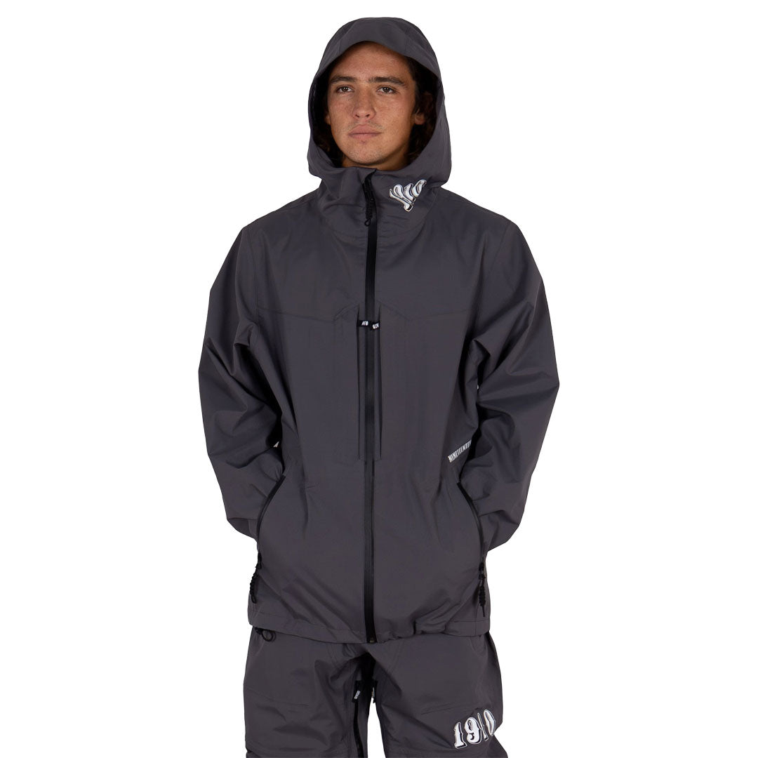 1910(ナインティーンテン)| AUBURN 3-LAYER STORM SHELL OUTERWEAR JACKET 2027 / GRAY | スノーボード・スケートボードのTACTICS JAPAN