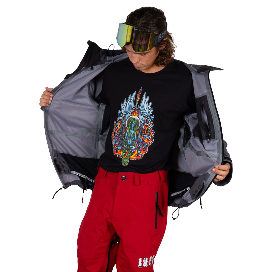 1910(ナインティーンテン)| AUBURN 3-LAYER STORM SHELL OUTERWEAR JACKET 2027 / RED | スノーボード・スケートボードのTACTICS JAPAN