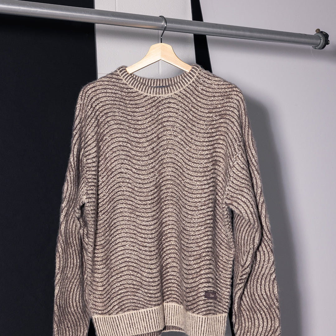 DIME MTL(ダイム モントリオール) | MOHAIR WAVE KNIT / CAMEL | スノーボード・スケートボードのTACTICS JAPAN