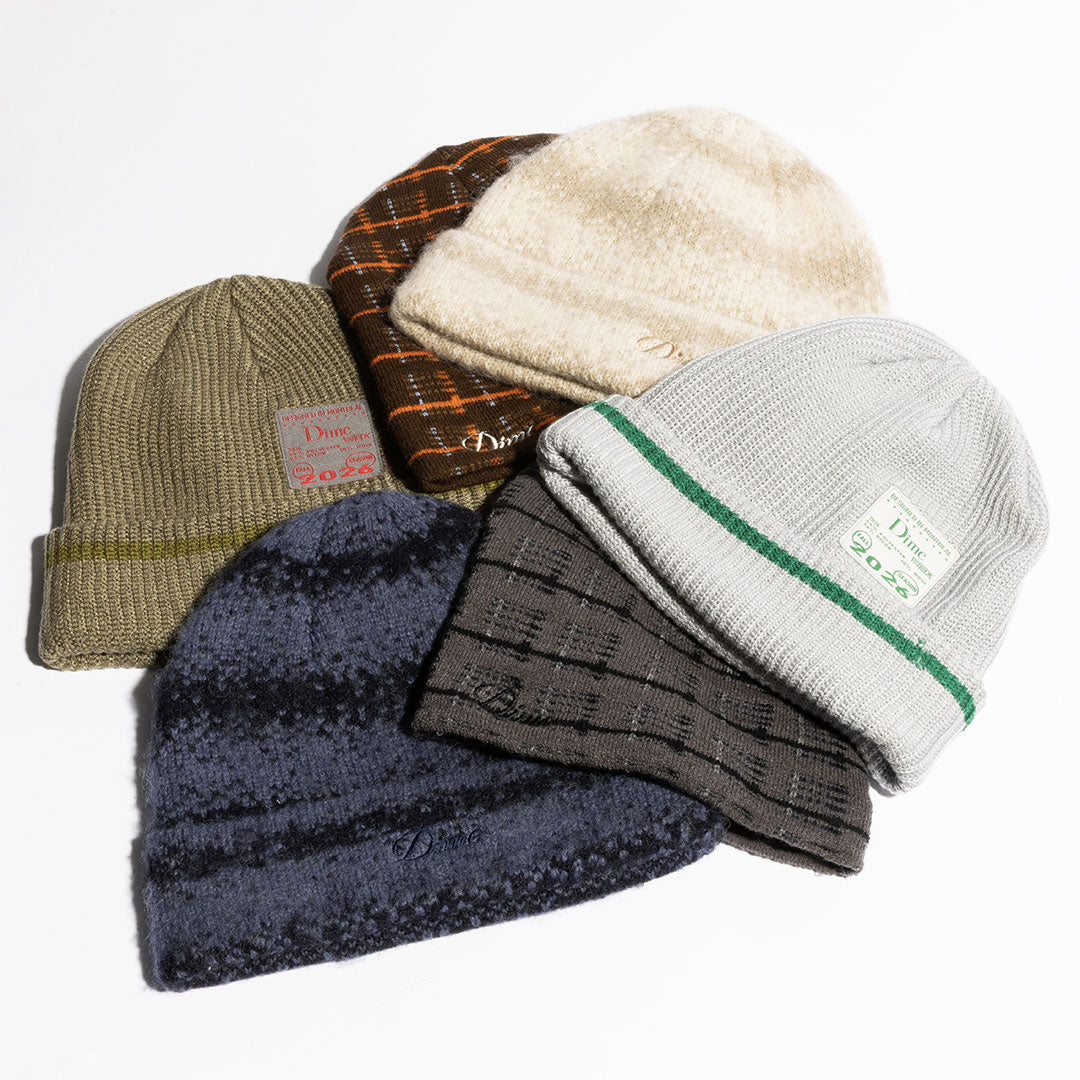 DIME(ダイム)| SUPER PLAID SKULLY / BROWN MULTI | スノーボード・スケートボードのTACTICS JAPAN