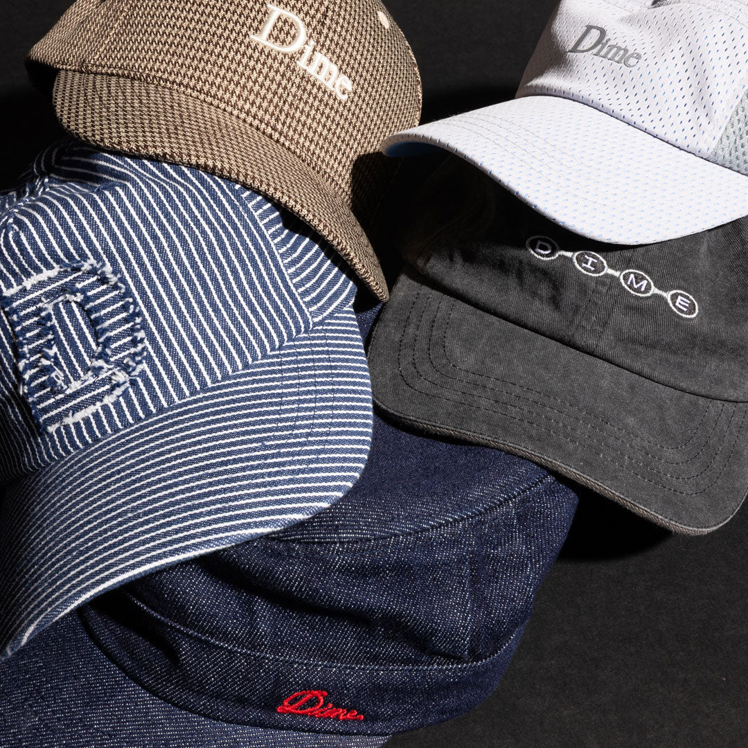 DIME(ダイム)| STRIPED WORKER CAP / NAVY | スノーボード・スケートボードのTACTICS JAPAN
