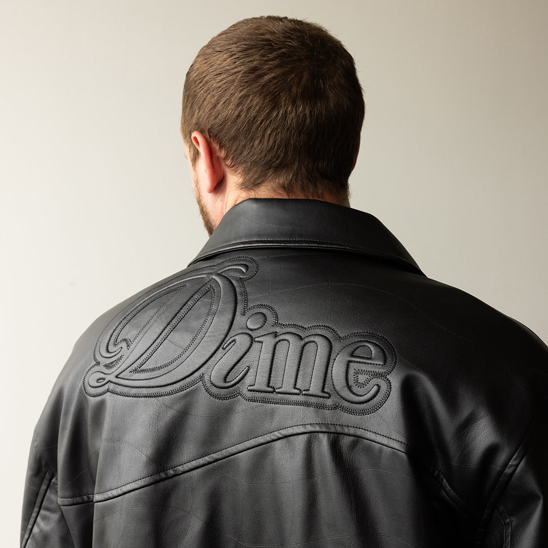 DIME MTL(ダイム モントリオール)| DEBOSSED WAVY JACKET / BLACK | スノーボード・スケートボードのTACTICS JAPAN