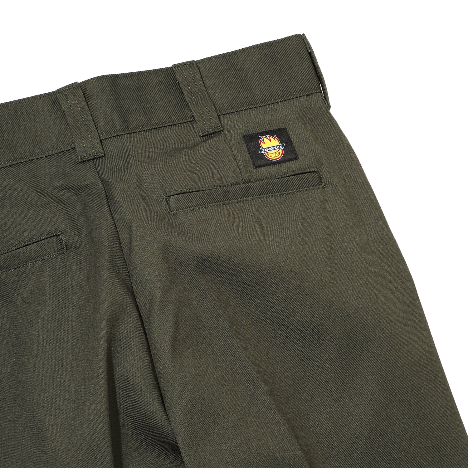 DICKIES SKATEBOARDING(ディッキーズ スケートボーディング)| DICKIES X SPITFIRE DOUBLE KNEE PANT / OLIVE GREEN | スノーボード・スケートボードのTACTICS JAPAN