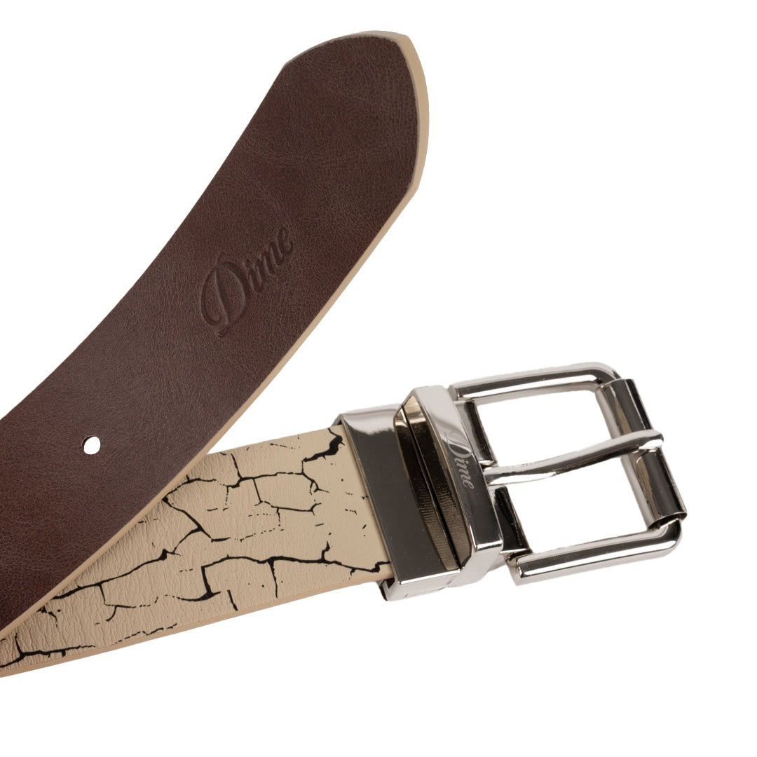 DIME MTL(ダイム モントリオール)| REVERSIBLE LEATHER BELT / BEIGE/BROWN | スノーボード・スケートボードのTACTICS JAPAN