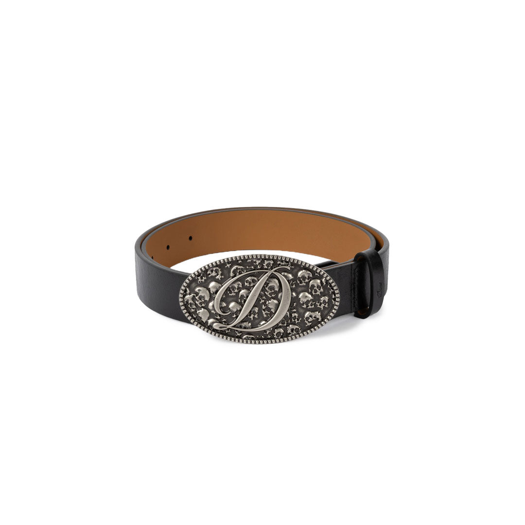 DIME(ダイム)| SKULL LEATHER BELT / BLACK | スノーボード・スケートボードのTACTICS JAPAN