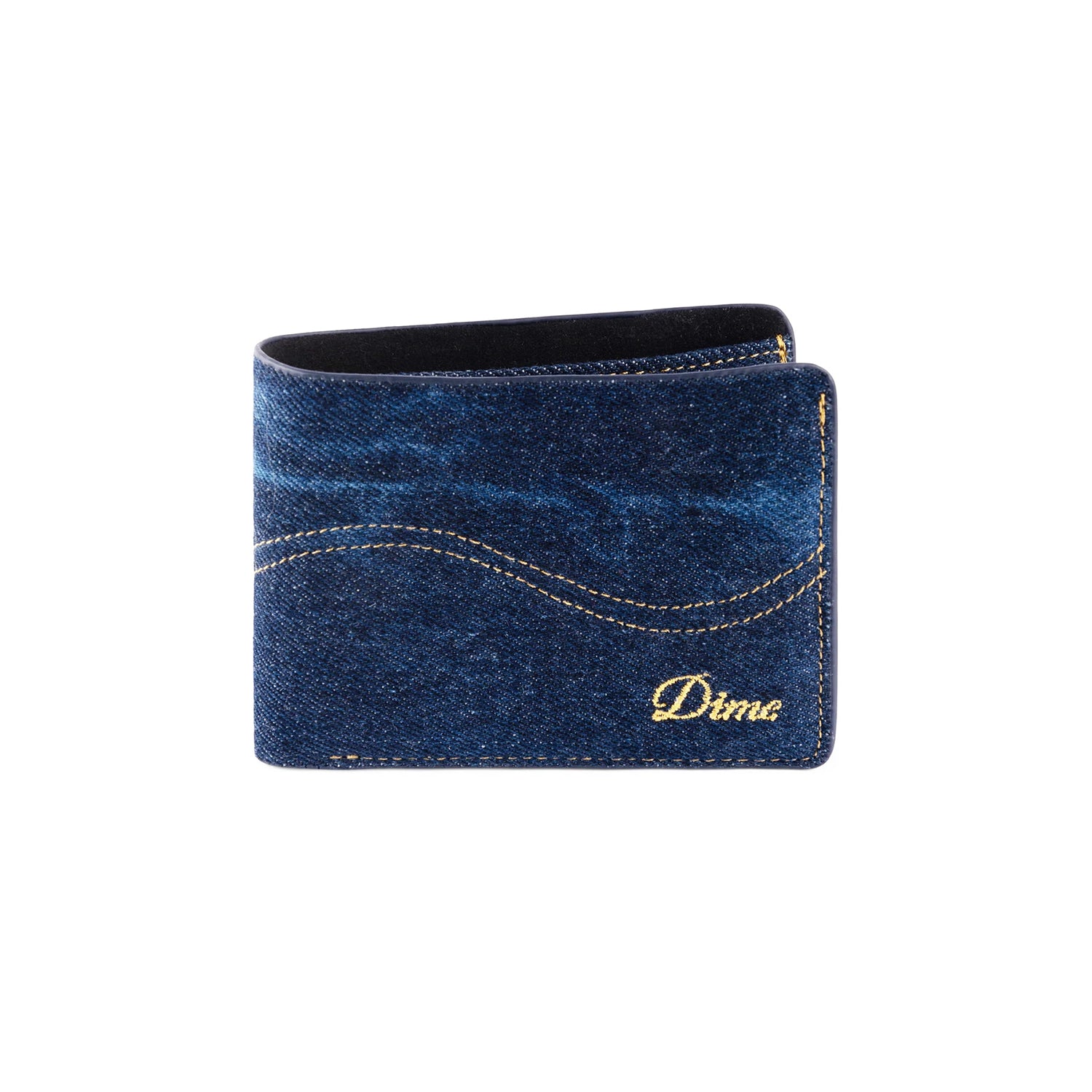 CURSIVE BIFOLD WALLET / INDIGO