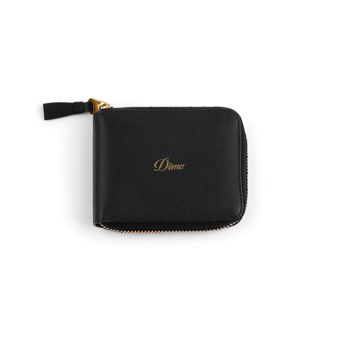 DIME MTL(ダイム モントリオール)| CURSIVE ZIP-WALLET / BLACK | スノーボード・スケートボードのTACTICS JAPAN
