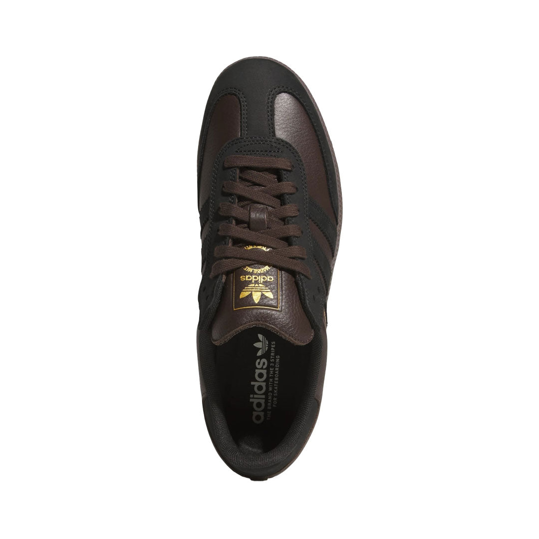 ADIDAS SKATEBOARDING(アディダス スケートボーディング)| SAMBA ADV / DARK BROWN/CORE BLACK/GUM | スノーボード・スケートボードのTACTICS JAPAN