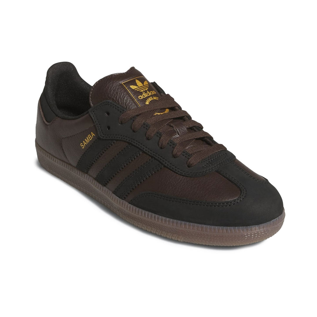 ADIDAS SKATEBOARDING(アディダス スケートボーディング)| SAMBA ADV / DARK BROWN/CORE BLACK/GUM | スノーボード・スケートボードのTACTICS JAPAN