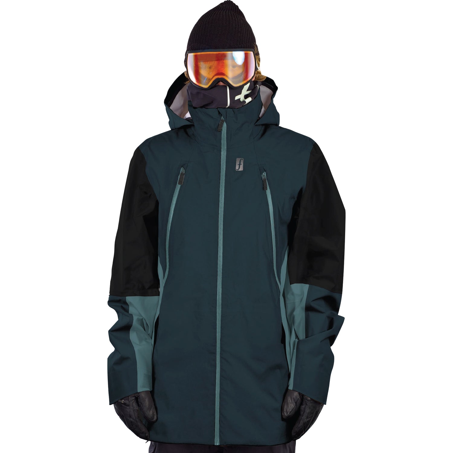 FORUM SNOWBOARDS(フォーラム スノーボード)| FORUM 3-LAYER All-MOUNTAIN JACKET / MARIN / BLACK | スノーボード・スケートボードのTACTICS JAPAN