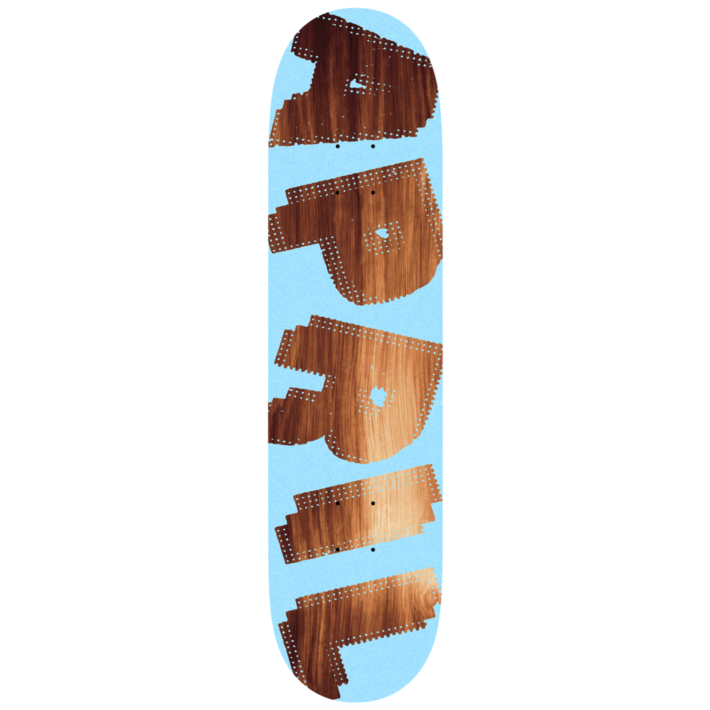 APRIL SKATEBOARDS(エイプリル スケートボード)AP HALFTONE BROWN LIGHT BLUE - 8.5
