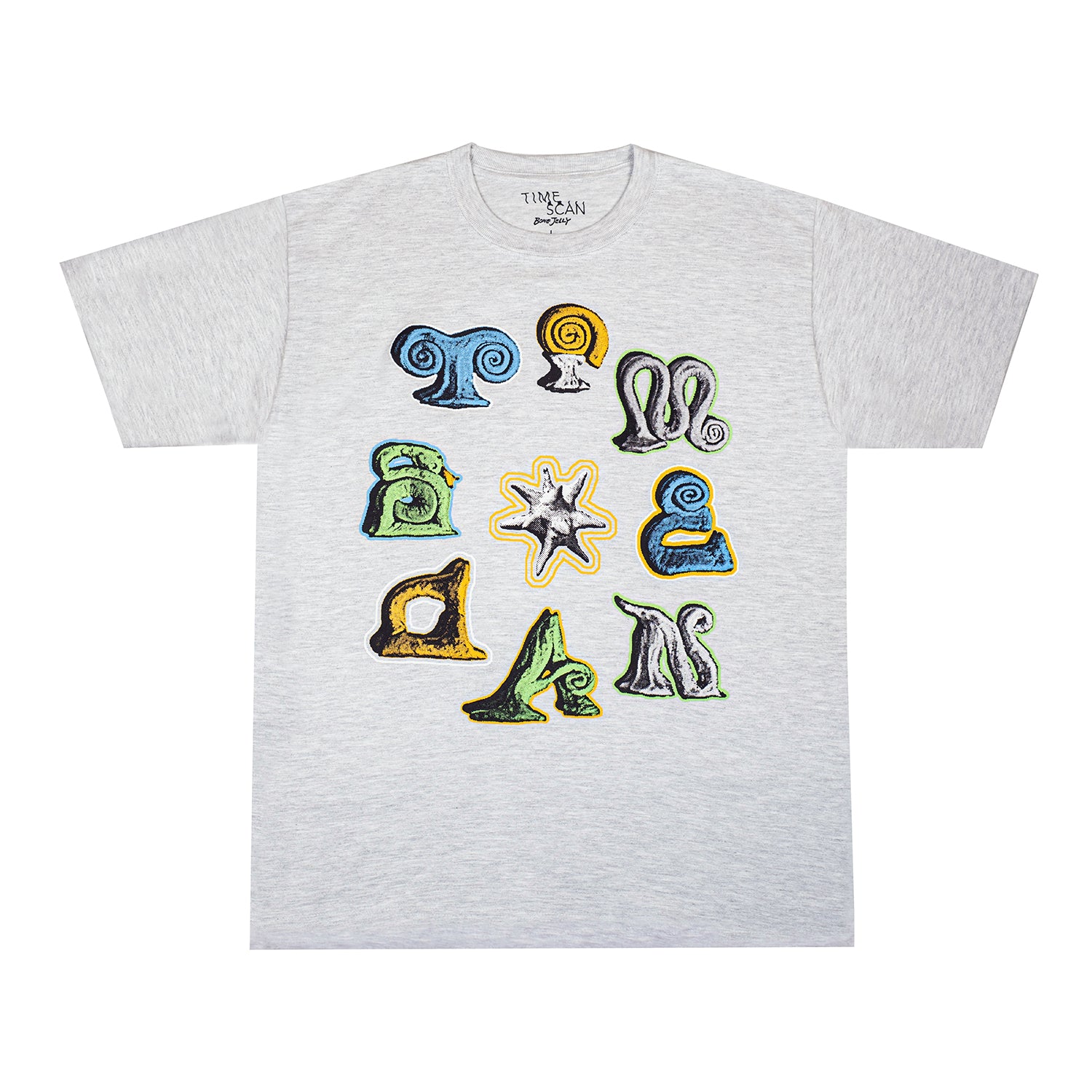 TIMESCAN(タイムスキャン)| ARTIFACTS T-SHIRT / ASH | スノーボード・スケートボードのTACTICS JAPAN