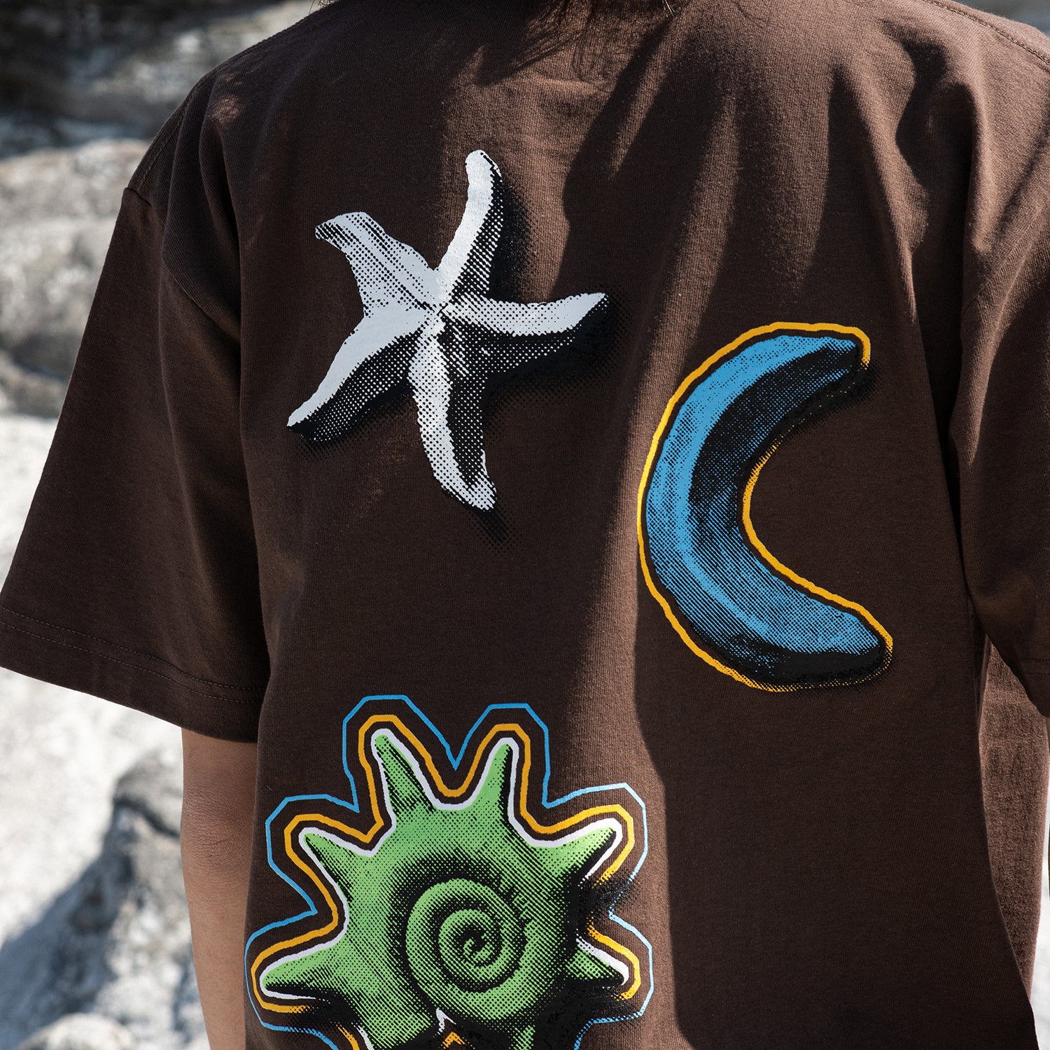 TIMESCAN(タイムスキャン)| ARTIFACTS T-SHIRT / BROWN | スノーボード・スケートボードのTACTICS JAPAN