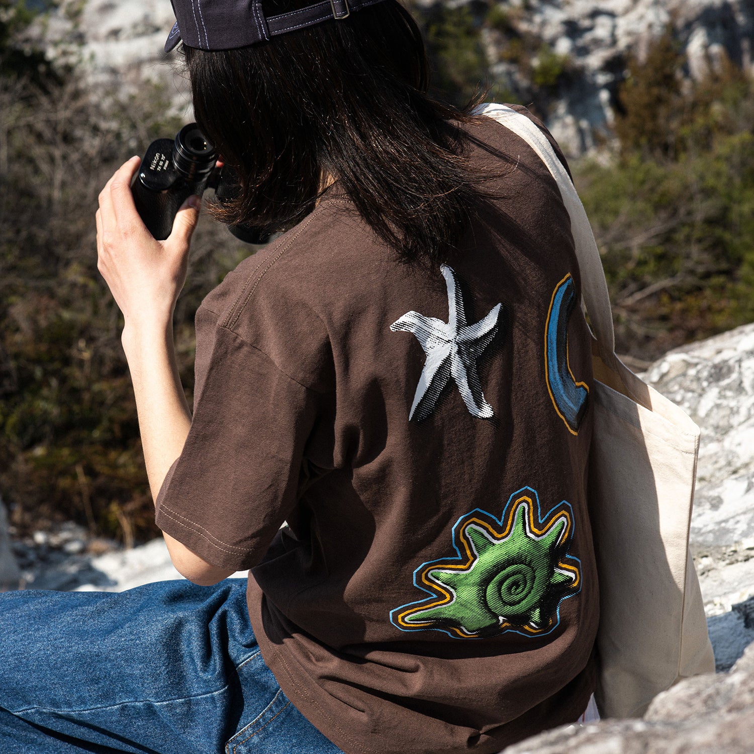 TIMESCAN(タイムスキャン)| ARTIFACTS T-SHIRT / BROWN | スノーボード・スケートボードのTACTICS JAPAN