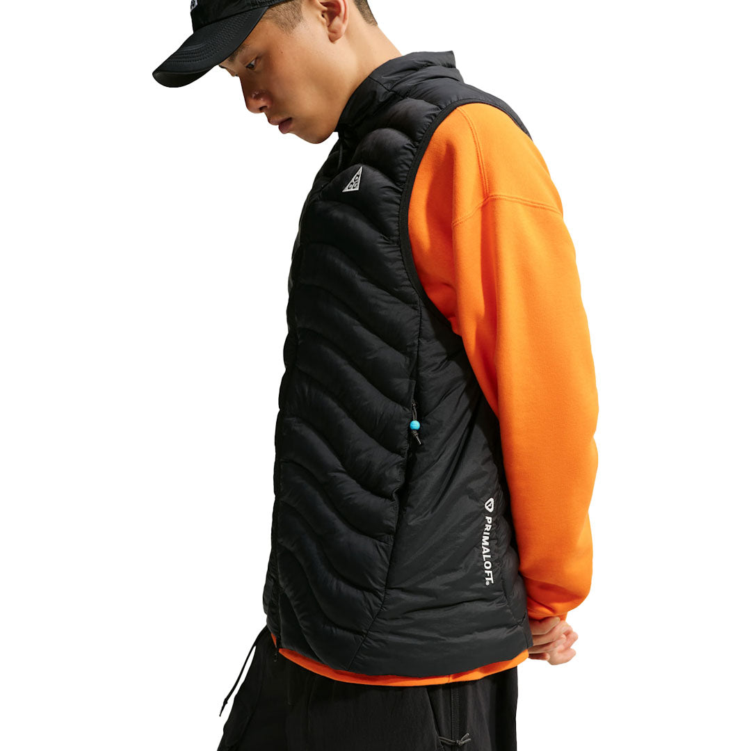NIKE ACG(ナイキ エーシージー)| NIKE ACG LAVA FLOW THERMA-FIT ADV VEST / BLACK/SUMMIT WHITE | スノーボード・スケートボードのTACTICS JAPAN