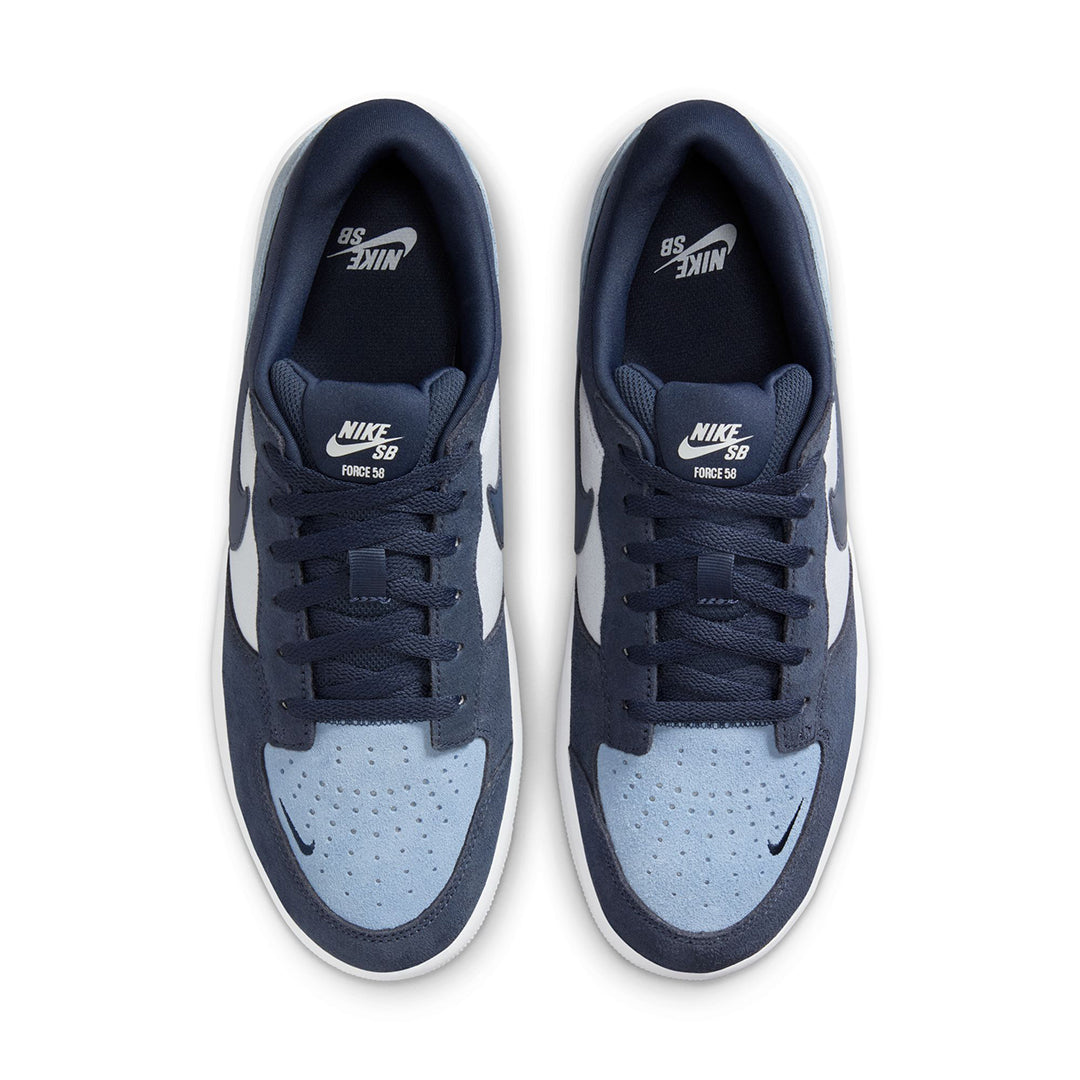 NIKE SB(ナイキ スケートボーディング)| NIKE SB FORCE 58 / LIGHT ARMORY BLUE/THUNDER BLUE | スノーボード・スケートボードのTACTICS JAPAN