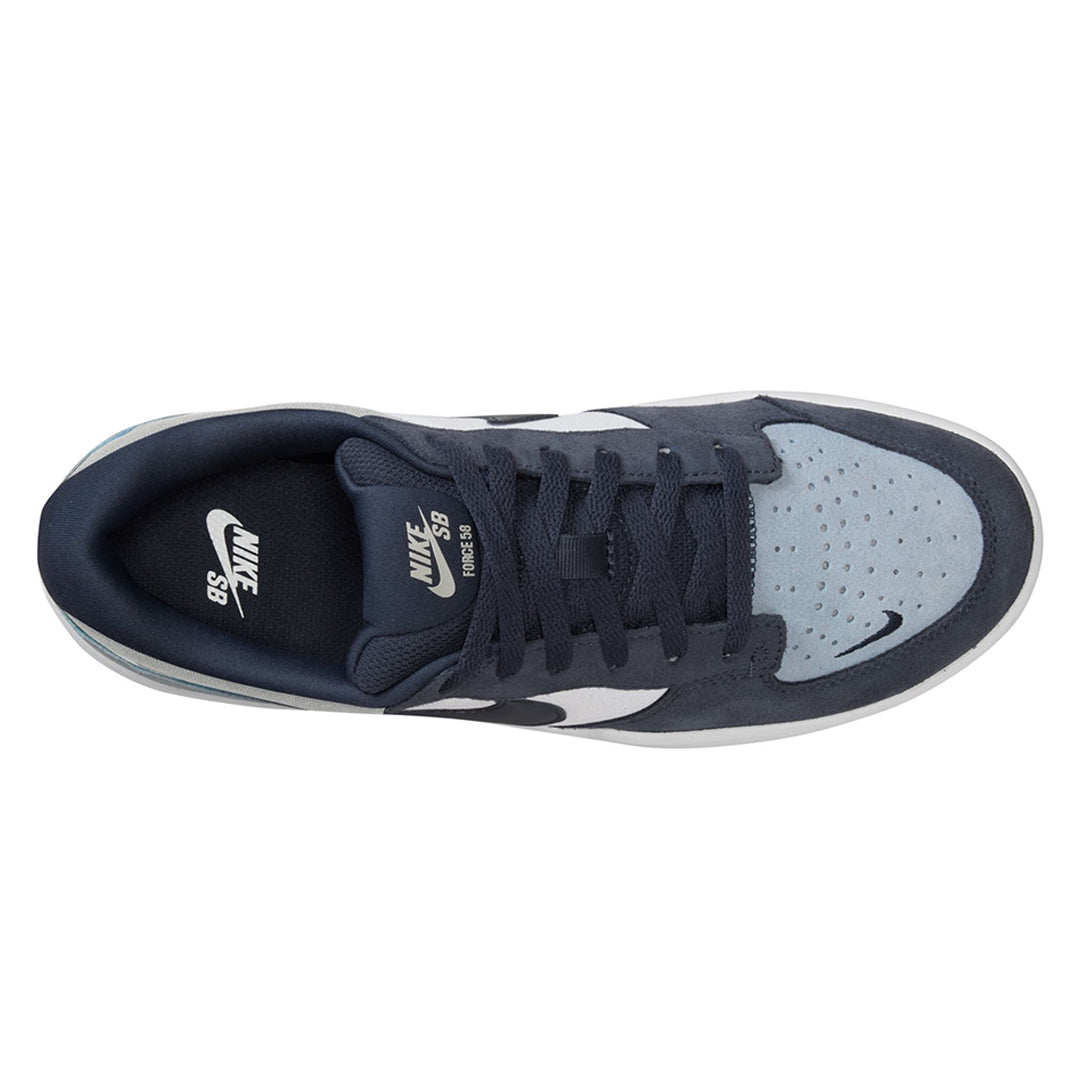 NIKE SB(ナイキ スケートボーディング)| NIKE SB FORCE 58 / LIGHT ARMORY BLUE/THUNDER BLUE | スノーボード・スケートボードのTACTICS JAPAN