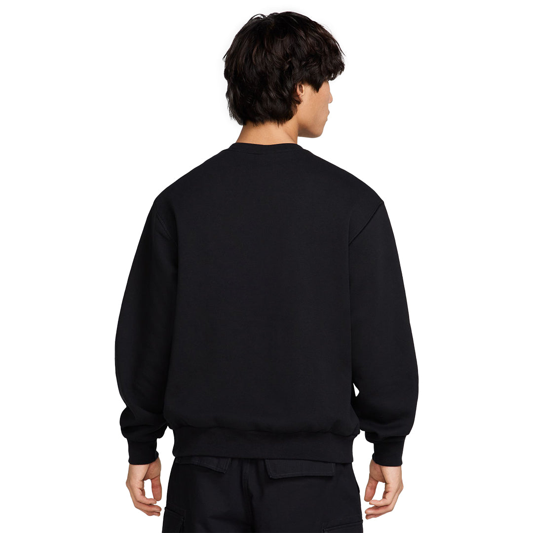 NIKE SB(ナイキ スケートボーディング) | NIKE SB ESSENTIAL LOGO L/S CREW / BLACK/WHITE | スノーボード・スケートボードのTACTICS JAPAN