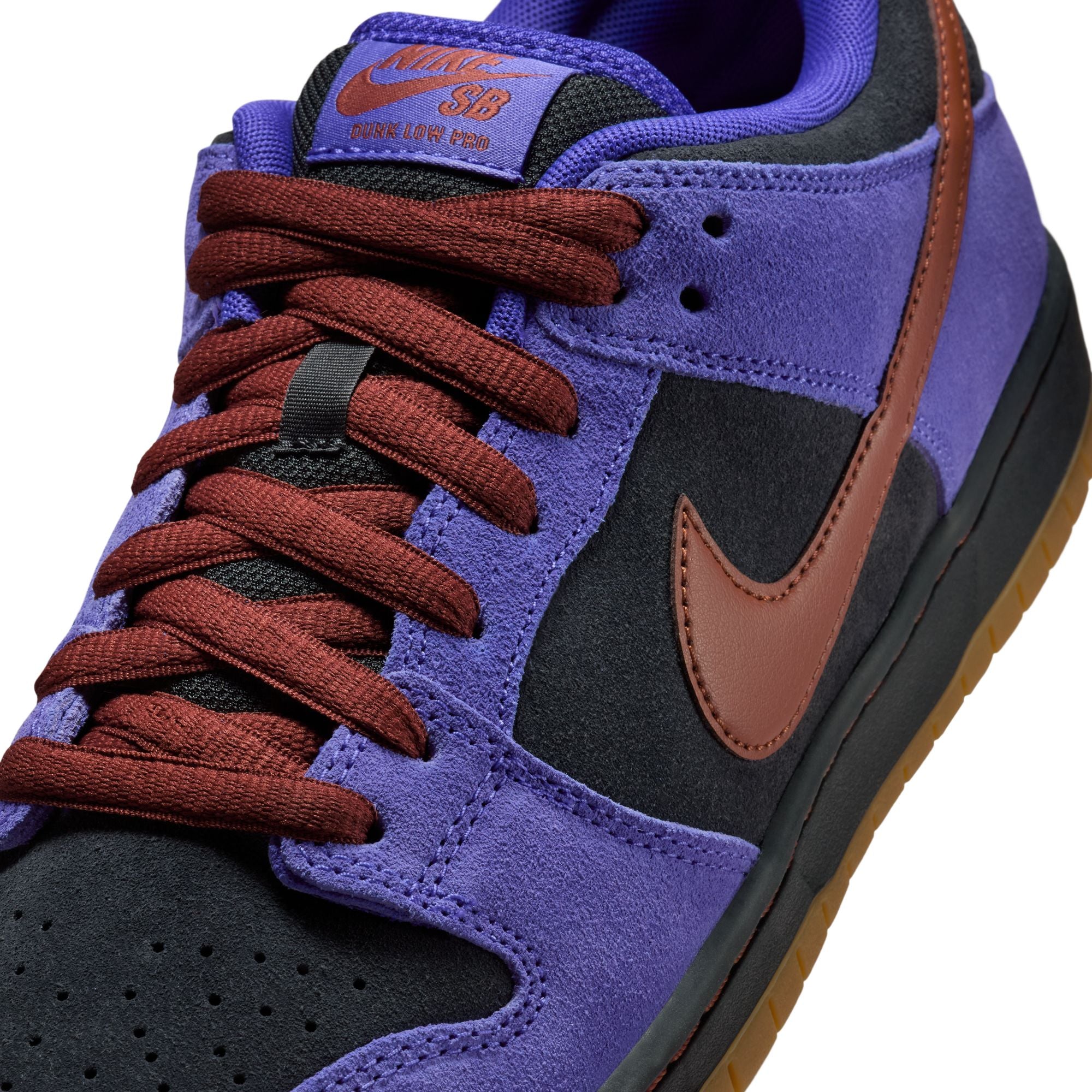 NIKE SB DUNK LOW PRO "PERSIAN VIOLET / CINNAMON-OFF NOIR"