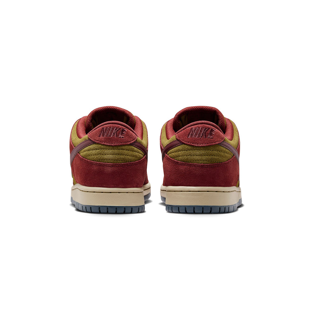 NIKE SB(ナイキ スケートボーディング)| NIKE SB DUNK LOW PRO "Dark Team Red and Olive Flak" |スノーボード・スケートボードのTACTICS JAPAN