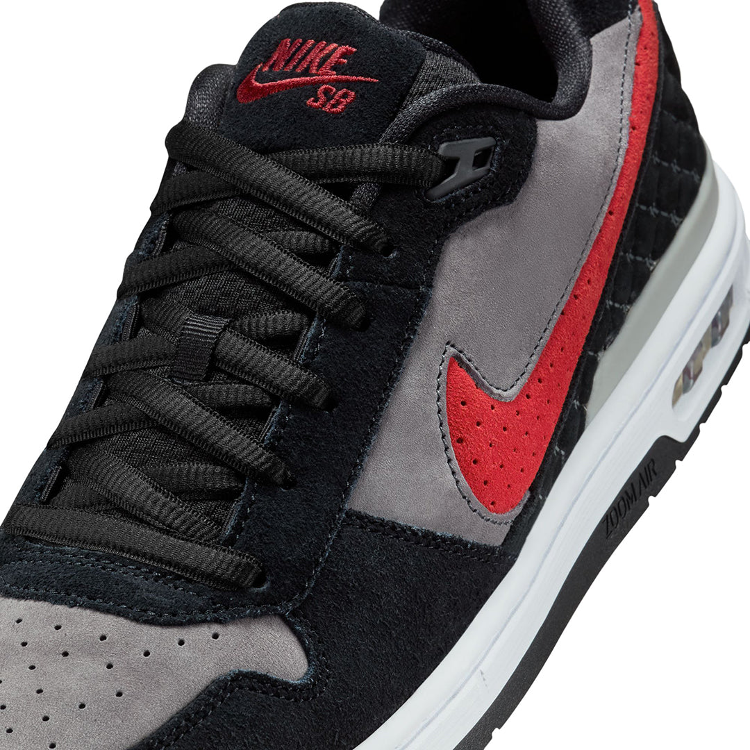 NIKE SB(ナイキ スケートボーディング)| PAUL RODRIGUEZ ZOOM AIR LOW / BRED/BLACK AND FLINT GREY | スノーボード・スケートボードのTACTICS JAPAN