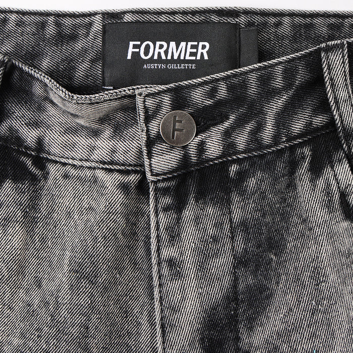 FORMER(フォーマー)| AG ACID DENIM PANT / BLACK | スノーボード・スケートボードのTACTICS JAPAN
