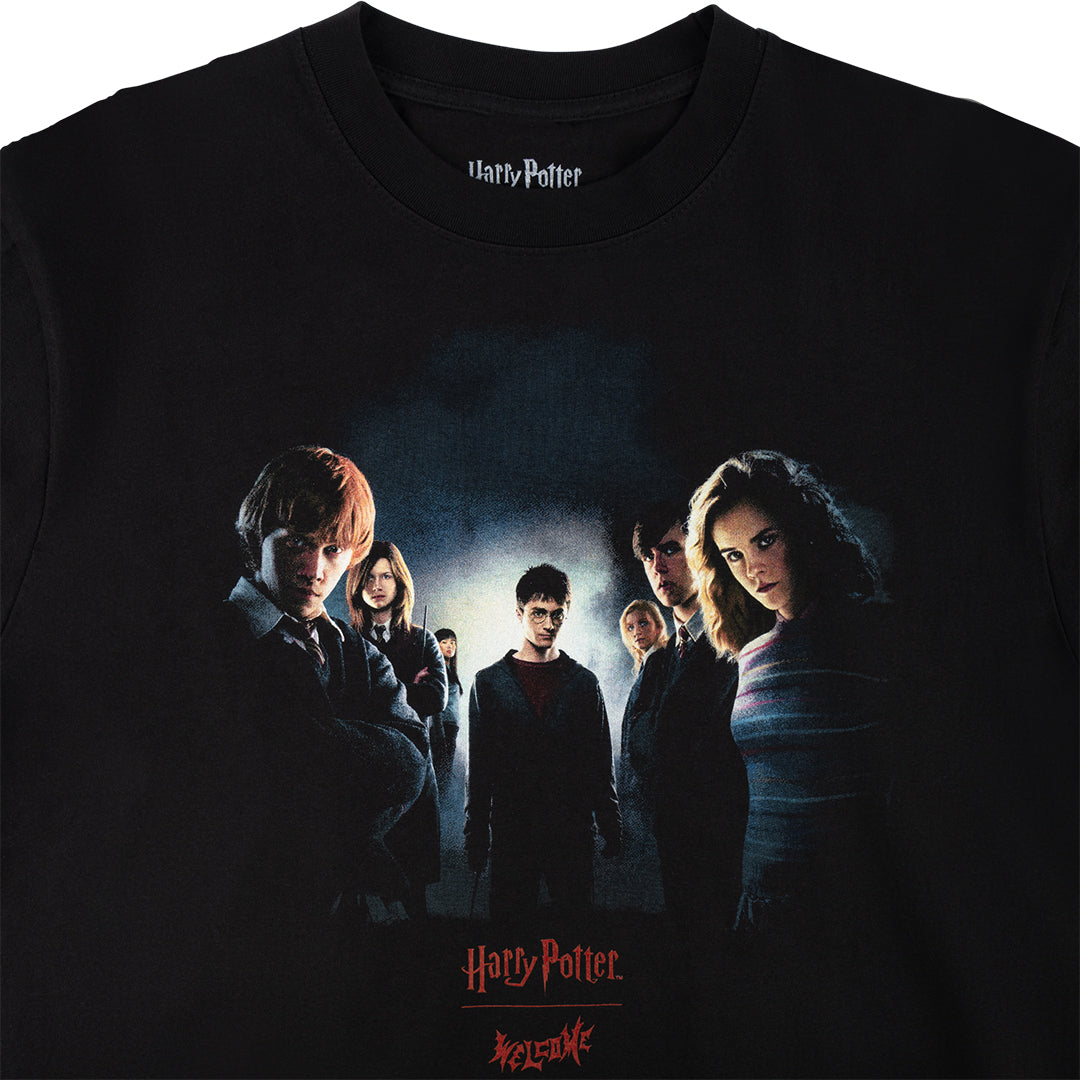 WELCOME SKATEBOARDS(ウェルカム スケートボード)| HARRY POTTER X WELCOME ARMY GARMENT-DYED S/S BOXY TEE / BLACK | スノーボード・スケートボードのTACTICS JAPAN