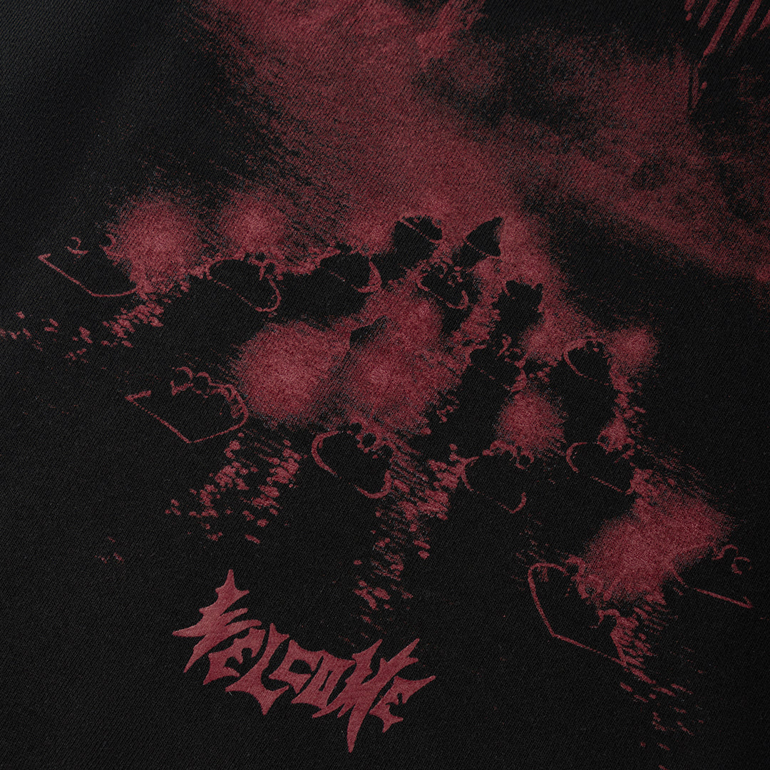 WELCOME SKATEBOARDS(ウェルカム スケートボード)| HARRY POTTER X WELCOME ARRIVAL L/S HOODIE / BLACK | スノーボード・スケートボードのTACTICS JAPAN