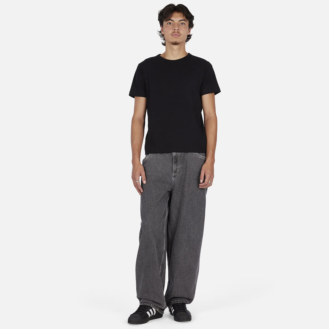 DIME(ダイム)| BAGGY WINK DENIM PANTS / FADED BLACK | スノーボード・スケートボードのTACTICS JAPAN