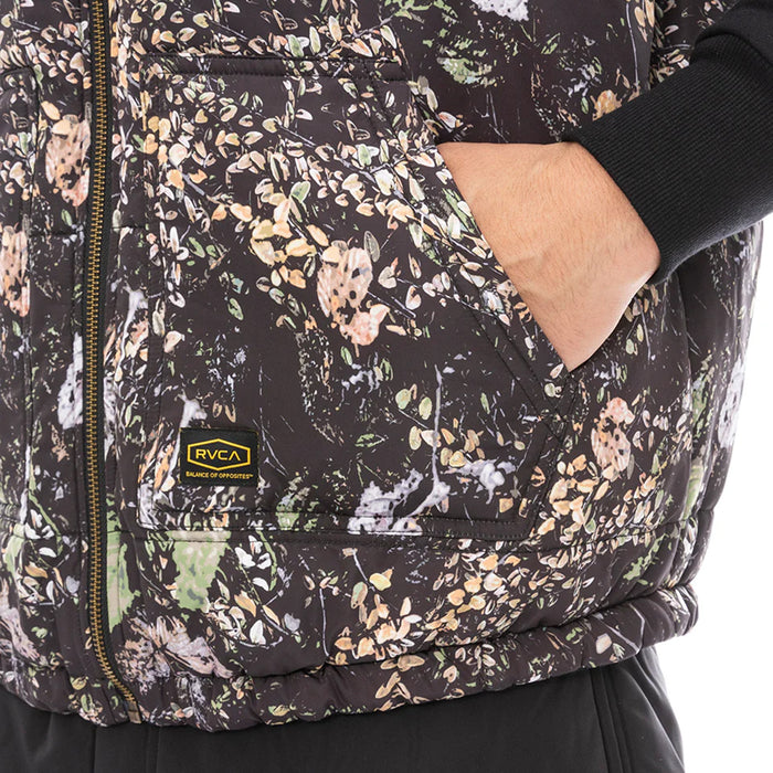 GRANT PUFFER REVERSIBLE ZIP HD - BLACK