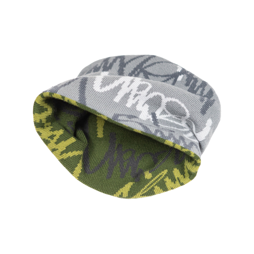 TIMESCAN(タイムスキャン)| SCRIPT REVERSIBLE BEANIE | スノーボード・スケートボードのTACTICS JAPAN