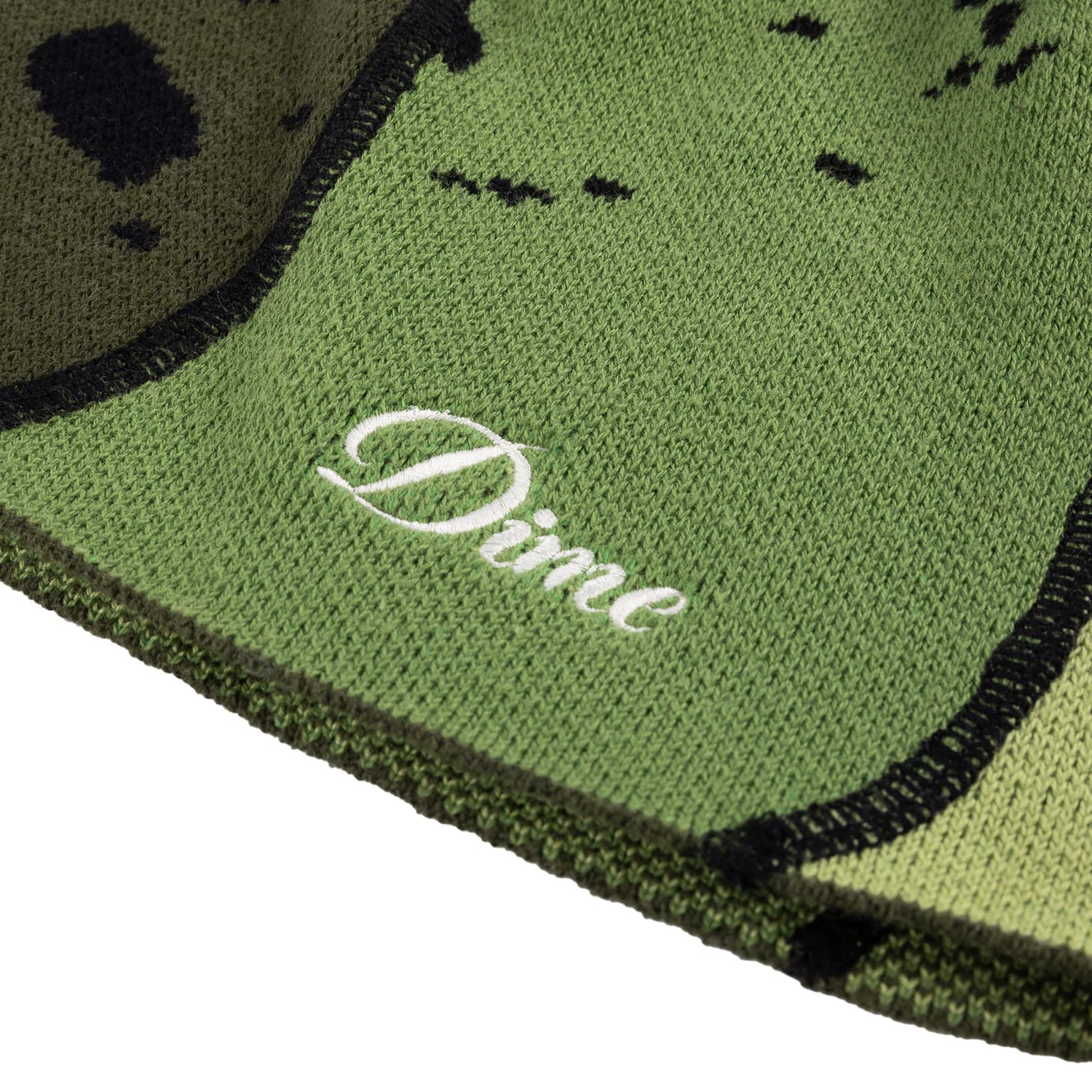 REVERSE STITCH SKULLY BEANIE / GREEN