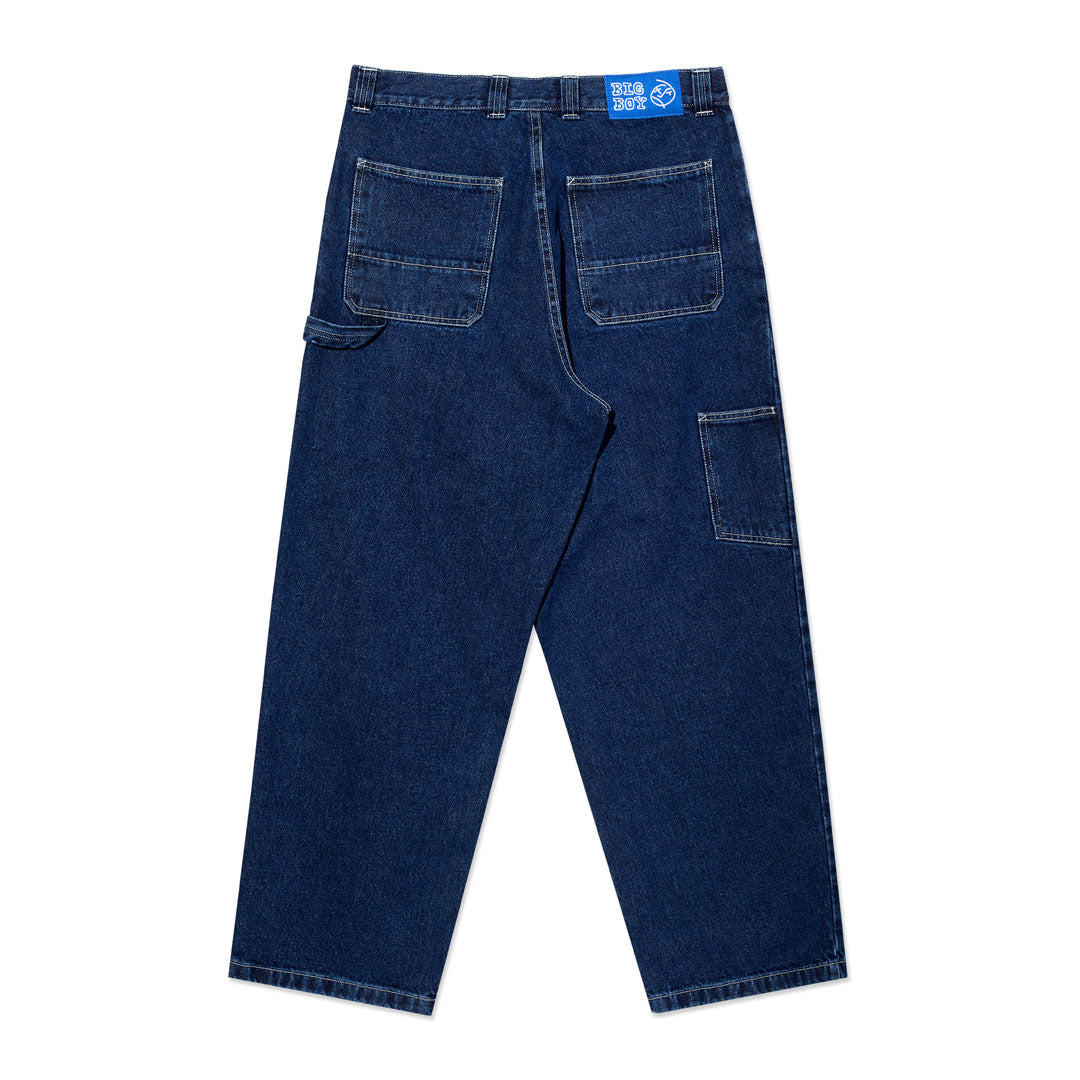 POLAR SKATE CO.(ポーラー スケート カンパニー)| BIG BOY WORK PANTS / DARK BLUE W/ WHITE STITCHING | スノーボード・スケートボードのTACTICS JAPAN