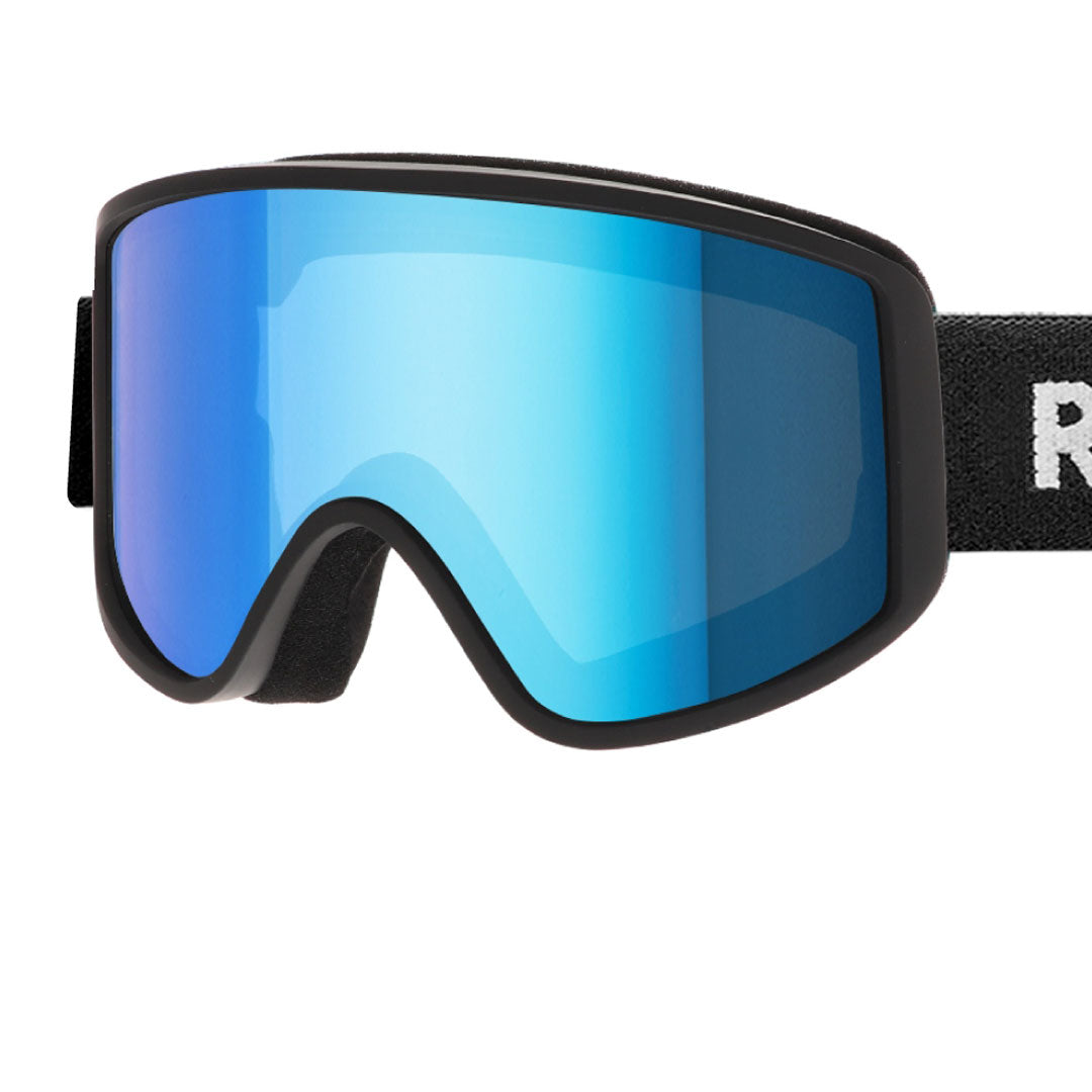 REVOLT OPTICAL(リボルト オプティカル)| FLAT LIGHT FLAME / MAT BLACK/BLUE MIRROR/CLEAR PHO | スノーボード・スケートボードのTACTICS JAPAN
